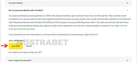 Unibet Live Chat .